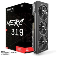 XFX Radeon RX 7800 XT SPEEDSTER MERC319 BLACK Gaming, Grafikkarte(RDNA 3, GDDR6, 3x DisplayPort, 1x HDMI 2.1)