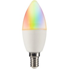XLAYER Smart Echo E14 4,5 W 350lm, LED-Lampe(mehrfarbig, kompatibel mit Alexa und Google Assistant)