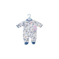 ZAPF Creation Baby Annabell® Strampler blau Blätter 43cm, Puppenzubehör