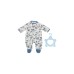 ZAPF Creation Baby Annabell® Strampler blau Blätter 43cm, Puppenzubehör