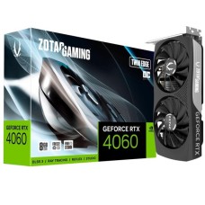 ZOTAC GAMING GeForce RTX 4060 8GB Twin Edge OC, Grafikkarte(schwarz, DLSS 3, 3x DisplayPort, 1x HDMI 2.1)