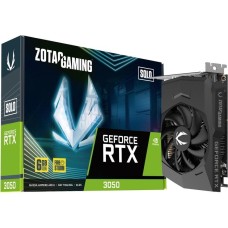 ZOTAC GeForce RTX 3050 SOLO, Grafikkarte(1x DisplayPort, 2x HDMI 2.1)