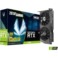 ZOTAC GeForce RTX 3060 TWIN EDGE, Grafikkarte(3x DisplayPort, 1x HDMI 2.1)