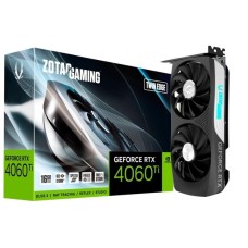 ZOTAC GeForce RTX 4060 Ti 16GB Twin Edge OC, Grafikkarte(DLSS 3, 3x DisplayPort, 1x HDMI 2.1)