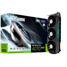 ZOTAC GeForce RTX 4070 SUPER Trinity Black Edition OC, Grafikkarte(DLSS 3, 3x DisplayPort, 1x HDMI 2.1)
