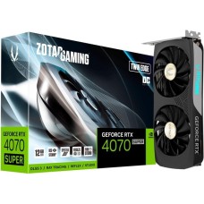 ZOTAC GeForce RTX 4070 SUPER Twin Edge OC, Grafikkarte(DLSS 3, 3x DisplayPort, 1x HDMI 2.1)