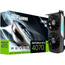 ZOTAC GeForce RTX 4070 Twin Edge OC, Grafikkarte(DLSS 3, 3x DisplayPort, 1x HDMI 2.1)