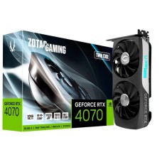 ZOTAC GeForce RTX 4070 Twin Edge, Grafikkarte(DLSS 3, 3x DisplayPort, 1x HDMI 2.1)