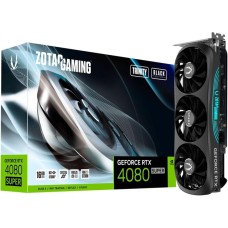 ZOTAC GeForce RTX 4080 SUPER Trinity Black Edition 16GB, Grafikkarte(DLSS 3, 3x DisplayPort, 1x HDMI 2.1)
