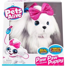 ZURU Pets Alive - Paw Paw der laufende Welpe, Kuscheltier