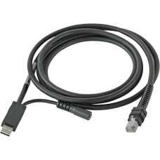 Zebra USB-Verbindungskabel CBA-U42-S07PAR(schwarz, 2,1 Meter, gerade)