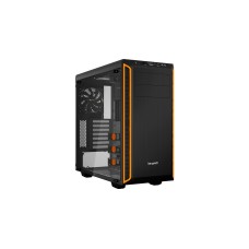 be quiet! PURE BASE 600 Window, Tower-Gehäuse(schwarz/orange, Window-Kit)