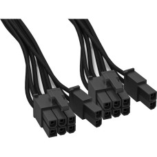 be quiet! Power Kabel CP-6620 2x PCle 6 + 2, Kabelmanagement(schwarz, 60cm)