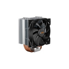 be quiet! Pure Rock 2 Silver, CPU-Kühler(silber, Finish aus gebürstetem Aluminium)