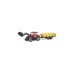 bruder Case IH Optum 300CVX mit Frontlader und Ballentransportanhänger, Modellfahrzeug