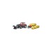 bruder Case IH Optum 300CVX mit Frontlader und Ballentransportanhänger, Modellfahrzeug