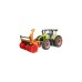 bruder Claas Axion 950 mit Schneeketten und Schneefräse, Modellfahrzeug