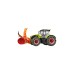 bruder Claas Axion 950 mit Schneeketten und Schneefräse, Modellfahrzeug