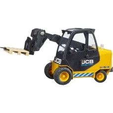 bruder JCB Teletruk mit Palette, Modellfahrzeug(gelb/schwarz)