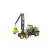 bruder John Deere 1270G Harvester, Modellfahrzeug(grün/schwarz, Inkl. Baumstamm)