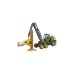 bruder John Deere 1270G Harvester, Modellfahrzeug(grün/schwarz, Inkl. Baumstamm)
