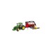 bruder John Deere 7R 350 m Rückeanhänger, Modellfahrzeug(grün/rot, Inkl. 4 Baumstämmen, Outlet)
