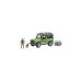 bruder Land Rover Defender Station Wagon, Modellfahrzeug(grün/schwarz, Inkl. Förster und Hund)