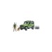 bruder Land Rover Defender Station Wagon, Modellfahrzeug(grün/schwarz, Inkl. Förster und Hund)