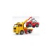 bruder MAN TGA Abschlepp-LKW mit Geländewagen, Modellfahrzeug(ohne Light and Sound Modul)