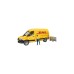 bruder MB Sprinter DHL mit Fahrer, Modellfahrzeug(gelb)
