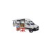 bruder Mercedes Benz Sprinter Camper mit Fahrer, Modellfahrzeug(weiß/schwarz)