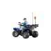 bruder Polizei-Quad mit Polizistin und Ausstattung, Modellfahrzeug(blau/weiß)