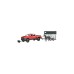 bruder RAM 2500 Power Wagon mit Pferdeanhänger, Modellfahrzeug(rot/weiß, und Pferd)