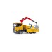 bruder Scania Super 560R Baustellen-LKW mit Kran und 2 Paletten, Modellfahrzeug