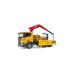 bruder Scania Super 560R Baustellen-LKW mit Kran und 2 Paletten, Modellfahrzeug