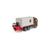 bruder Scania Super 560R Logistik LKW mit Mitnahmestapler, Modellfahrzeug
