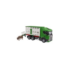 bruder Scania Super 560R Tiertransport-LKW, Modellfahrzeug(inkl. 1 Rind)