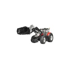 bruder Steyr 6300 Terrus CVT mit Frontlader, Modellfahrzeug(weiß/rot)