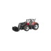 bruder Steyr 6300 Terrus CVT mit Frontlader, Modellfahrzeug(weiß/rot)