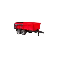 bruder Wannenkippanhänger mit Automatikrückwand, Modellfahrzeug(rot/schwarz)