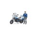 bruder bworld Scrambler Ducati Polizeimotorrad, Modellfahrzeug