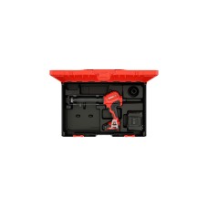 fischer Akku-Auspressgerät FIS DB S Pro, 18Volt, Kartuschenpistole(rot/schwarz, Li-Ionen Akku 2,0Ah)