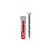 fischer Dübel DUOPOWER 8x40 S LD(hellgrau/rot, 50 Stück, mit Schraube)