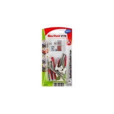 fischer EasyHook Angle DuoPower 6x30, Dübel(weiß, 6 Stück, mit EasyHook Winkelhaken)