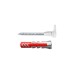 fischer EasyHook Angle DuoPower 8x40, Dübel(weiß, 4 Stück, mit EasyHook Winkelhaken)