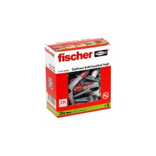 fischer EasyHook Angle DuoPower 8x40, Dübel(weiß, 25 Stück, mit EasyHook Winkelhaken)