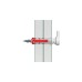 fischer EasyHook Angle DuoPower 8x40, Dübel(weiß, 25 Stück, mit EasyHook Winkelhaken)