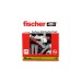 fischer EasyHook Angle DuoPower 8x40, Dübel(weiß, 25 Stück, mit EasyHook Winkelhaken)