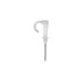 fischer EasyHook Round DuoPower 8x40, Dübel(weiß, 4 Stück, mit EasyHook Rundhaken)