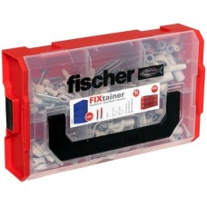 fischer FixTainer DuoPower + EasyHook + Schraube TX, Dübel(weiß, 228-teilig, mit EasyHook Haken)